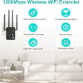 Miniatyrbild 4 av 7: 1200 Mbps WiFi-förstärkare Signalförstärkare, Full Coverage Repeater