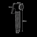 Miniatyrbillede 5 af 5: Toilet Spray Sæt Antik Bidet Sprayer Messing Bidet Sprayer Væghængt Hånd Bi
