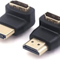 Pikkukuva 1 / 8: HDMI 90 asteen ja 270 asteen oikea kulma uros-naaras liitin