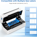 Miniatyrbillede 7 af 8: Etiketprinter, 4x6 skrivebords etiket stregkodeprinter med