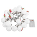 Miniatyrbillede 7 af 8: 9.8 Fu 20 LED'er Bold Pære Lysstreng Batteridrevet Jule KLB