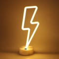 Pikkukuva 6 / 7: LED-salamavaloneonvalokyltit neonkyltit lamput salamavaloneonvalot lämmin valkoinen KLB