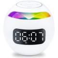 Miniatyrbillede 1 af 4: Digital vækkeur til børn - multifunktionel, bas, Bluetooth, hvid
