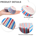 Miniatyrbillede 3 af 5: Pakke med 200 fedtsikre papir cupcakeforme, stil 4 KLB