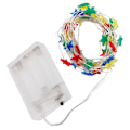 Miniatyrbillede 5 af 8: 5m 50 LED Femspidset Stjernelyskæde til Jul KLB