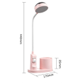 Miniatyrbillede 2 af 5: Skrivebordslampe til børn, skrivebordslampe med penneholder, automatisk farveskift