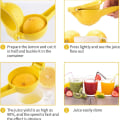 Miniatyrbillede 3 af 5: Citronpresser juicer manuel til juice