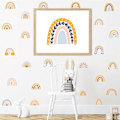 Miniatyrbild 6 av 7: Boho regnbågsväggdekaler för flickrum, regnbågsdekaler för vägg
