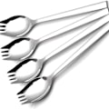 Miniatyrbillede 1 af 8: Sporks, pakke med 4, 1,6 tommer brede sporks lavet af 18/10 rustfrit stål