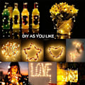 Miniatyrbild 3 av 5: Batteridrivna ljusslingor, 20-pack LED-ljusslingor 1m 10 LED