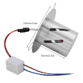 Miniatyrbilde 7 av 8: 86-265V 3W LED-taklampe Downlight Innfelt Lys Varm KLB