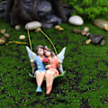 Miniatyrbillede 5 af 5: Miniature Fe-have Havepar Figur Sæt, Fe Have