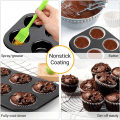 Pikkukuva 3 / 5: Muffin-pelti, cupcake-leivontapelti, tarttumaton, helppo puhdistaa, kahvila-tyyli 3 KLB