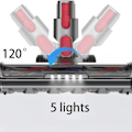 Miniatyrbillede 2 af 5: Direkte drev elektrisk børste kompatibel med Dyson V7 V8 V10 V11