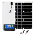 Miniatyrbillede 1 af 8: Solcellelader solpanel kit med solcelleladningsregulator, med