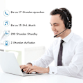 Miniatyrbilde 5 av 5: Bluetooth-headset med mikrofon og USB-dongle, mono PC-headset-hodetelefoner
