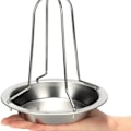 Miniatyrbillede 2 af 4: BBQ kyllingeholder til perfekt grillet kylling sølv KLB
