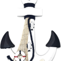 Miniatyrbild 1 av 6: Marin väggkrok ankare för en Medelhavsinspirerad inredningsstil, bredare KLB