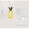 Miniatyrbild 2 av 5: 15ft 30 LED Ananas ljusslinga, ljusslinga batteridriven för uteplats hem bröllopsfest sovrum födelsedag dekoration