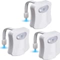 3-pack toalett nattljus sensor PIR rörelsesensor färgförändrande belysning KLB