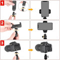 Miniatyrbilde 3 av 6: Selfiestang for actionkameraer, vanndykking, selfie-stang