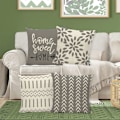 Miniatyrbilde 4 av 5: Putetrekk 18x18 sett med 4, dekorative puter for sofa,