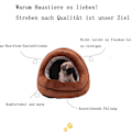 Miniatyrbillede 4 af 5: Tyk kæledyrs seng, blød kæledyrsmåtte, kennel seng, vinter, mere behagelig KLB