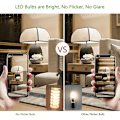 Miniatyrbillede 5 af 5: G9 LED-pære, 6W varm hvid 3000K G9 LED-lampe, 40W ækvivalent halogenlys, energibesparende G9 LED-pærer, flimmerfri ikke-dæmpbar, 6 stk. KLB