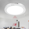 Miniatyrbilde 1 av 5: Taklampe, bevegelsessensor, LED, 18 W, 1200 lm, 4000 K, hvit, 22 cm, 2 moduser, stue