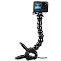 Miniatyrbillede 1 af 4: Jaws Flex Klemmemontering med Gooseneck Kompatibel med GoPro Hero
