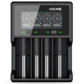 Miniatyrbild 2 av 8: VC4S USB-laddare 4 platser snabbladdare för 3,6V/3,7V Li-ion 18650