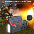 Miniatyrbillede 6 af 7: Milfech Solar Radio, AM/FM Crank Radio, Bærbar Nødradio med 5000 mAh