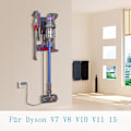 Pikkukuva 5 / 5: Dyson V11 V10 V8 V7 V15 -teline - seinäteline, jossa on 9 säilytyspaikkaa KLB