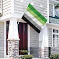 Miniatyrbillede 4 af 8: 90*150cm No Romantik Flag - Farvefast - Canvas Header og Dobbelt