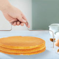 Miniatyrbilde 6 av 7: Kakekutter i rustfritt stål, 2 tråder, høydejusterbar, kakebunnskutter, KLB