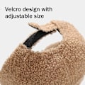 Miniatyrbillede 3 af 7: Vinterhat Ponytail Hul til Kvinder Mænd Udendørs Rejse Varmer O Beige KLB