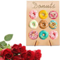 Miniatyrbilde 1 av 5: Donut veggstativ, donut display stativ, donut hylle, donut