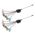 Miniatyrbilde 4 av 8: 2 stk. solcelle pigglamper bakkelandskap dekorative lamper KLB