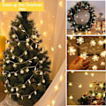 Miniatyrbillede 4 af 4: Snefnug-lysstreng 6M 40 LED LED-lysstreng Jul