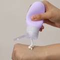 Miniatyrbilde 3 av 5: 4 stk silikagel sub-flaske bærbar kosmetisk sub-flaske lilla 60ml KLB