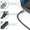 Miniatyrbilde 5 av 8: USB C til HDMI-kabel 4K, 10ft USB Type C til HDMI-kabeladapter KLB