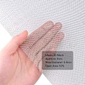 Miniatyrbilde 4 av 5: 4 Pakk Rustfritt Stål Vevd Trådnett Aldri Rust, Ventilasjonsnett 30x21cm (300x210mm), Varmebestandig Skjermnett, 1mm Hull 20 Mesh