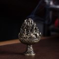 Miniatyrbillede 1 af 6: Retro Indendørs Aroma Diffuser Kobberlegering Ryger Ornament Lille