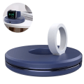 Miniatyrbilde 1 av 8: Apple Watch-ladestasjon Pop-up-kabelhåndteringsstativ Blå KLB
