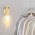 Miniatyrbillede 3 af 5: LED væglampe med bevægelsessensor, genopladelig via USB, trådløs, ideel til køkkener