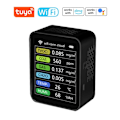 Miniatyrbild 1 av 6: Tuya WiFi 6 i 1 CO2-detektor för koldioxid CO2-mätare CH2O TVOC GAS KLB