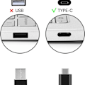 Miniatyrbillede 6 af 7: 2.4G mus, USB Type-C trådløs computermus
