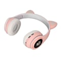 Miniatyrbilde 1 av 8: Lysende katteøre Bluetooth-hodetelefoner Bass Foldable Wireless KLB