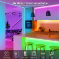 Miniatyrbilde 2 av 5: Fargeskiftende LED-lysstripe med IR-fjernkontroll 20 m
