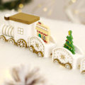 Miniatyrbilde 3 av 5: Juletog i tre, julepynt for barn, festlig adventskalender KLB